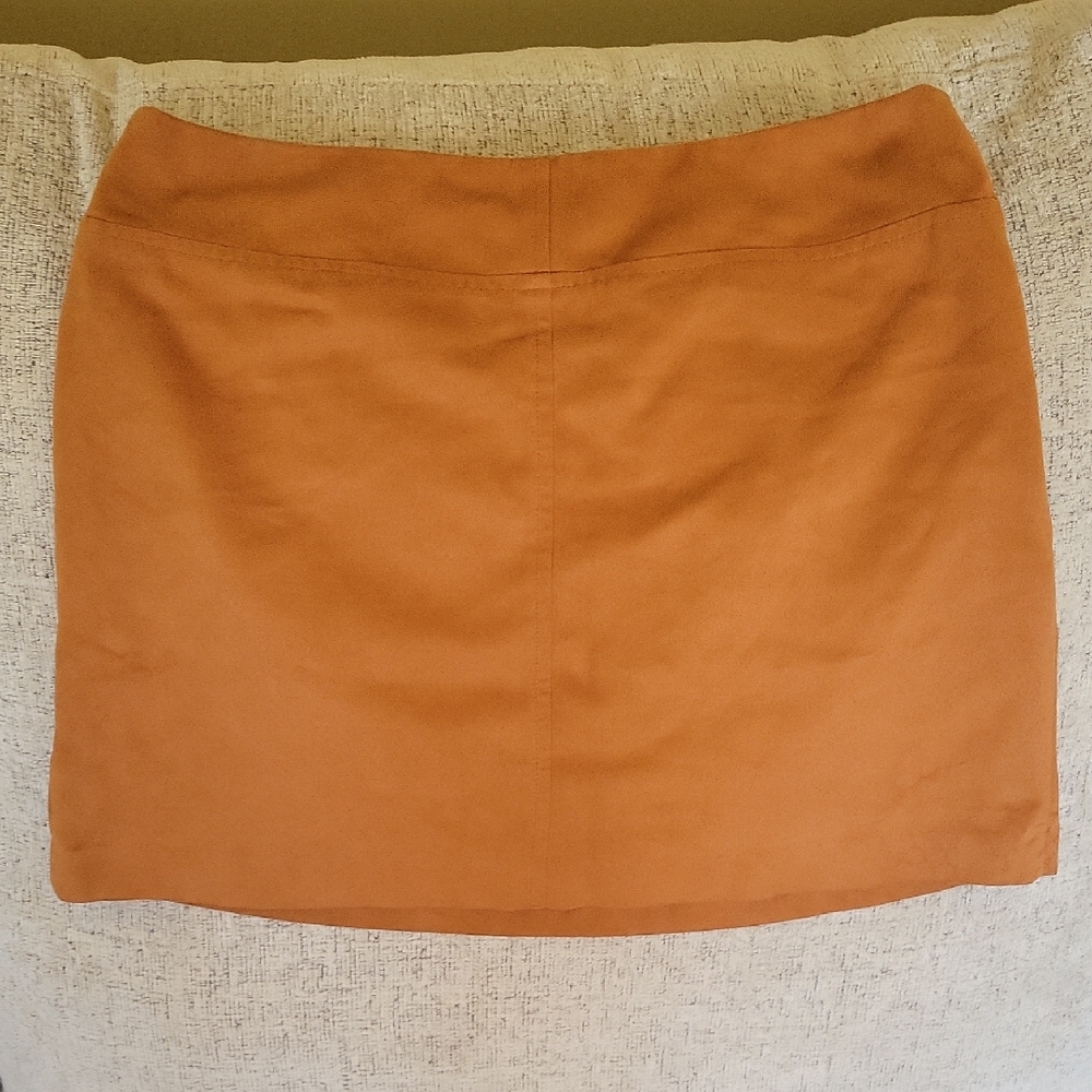 Express Women's Terracotta Mini Skirt